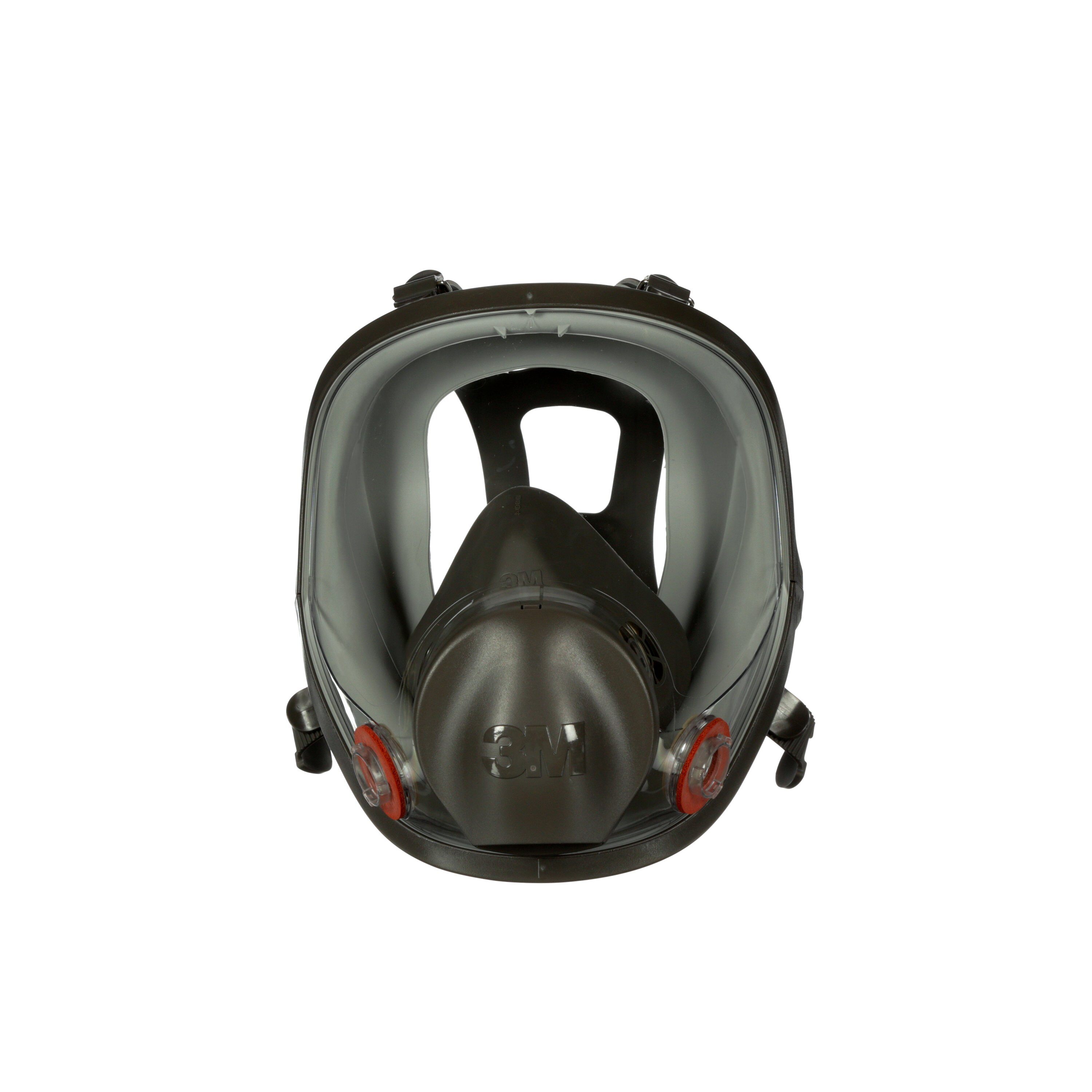 3M 7000002030 6000 Reusable Full Face Respirator, M, Bayonet Connection - Full Mask Respirators