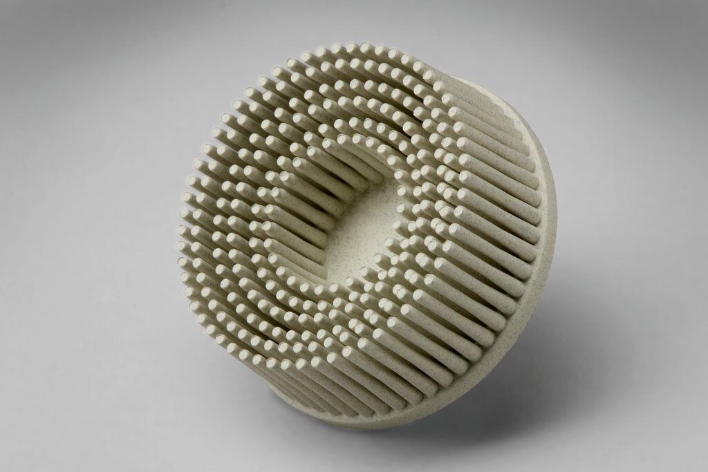 3M 7000000744 Quick-Change Bristle Disc, 2 in Dia Brush, 5/8 in Center Hole, Ceramic Fill - Disc Brushes