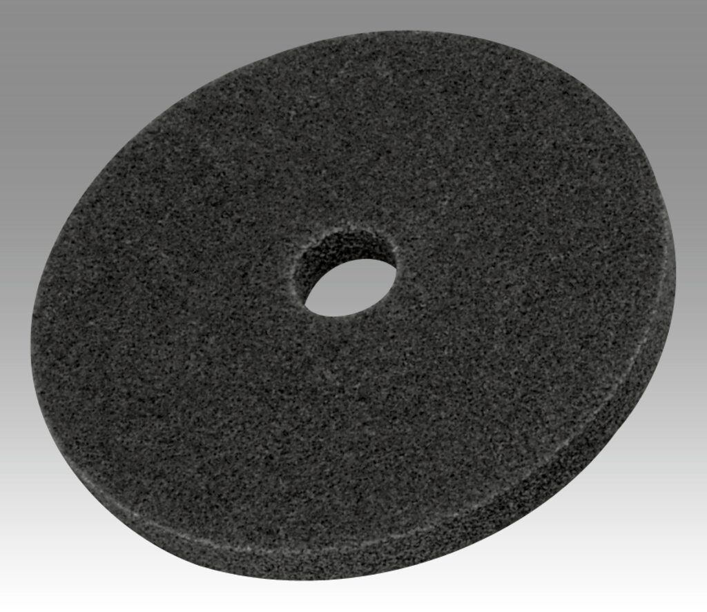 3M 7000028478 EXL High Performance Unitized Wheel, 6 in Dia Wheel, 1/2 in Center Hole, 1/2 in W Face, Fine Grade, Silicon Carbide Abrasive - Deburring Wheels