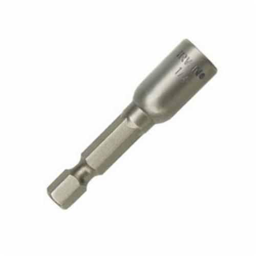 Irwin 94752 Lobular Magnetic Nutsetter, 9/16 in Hex Point, Hex Shank, 1-7/8 in OAL, Industrial Grade S2 Steel, Gold - Nutsetters