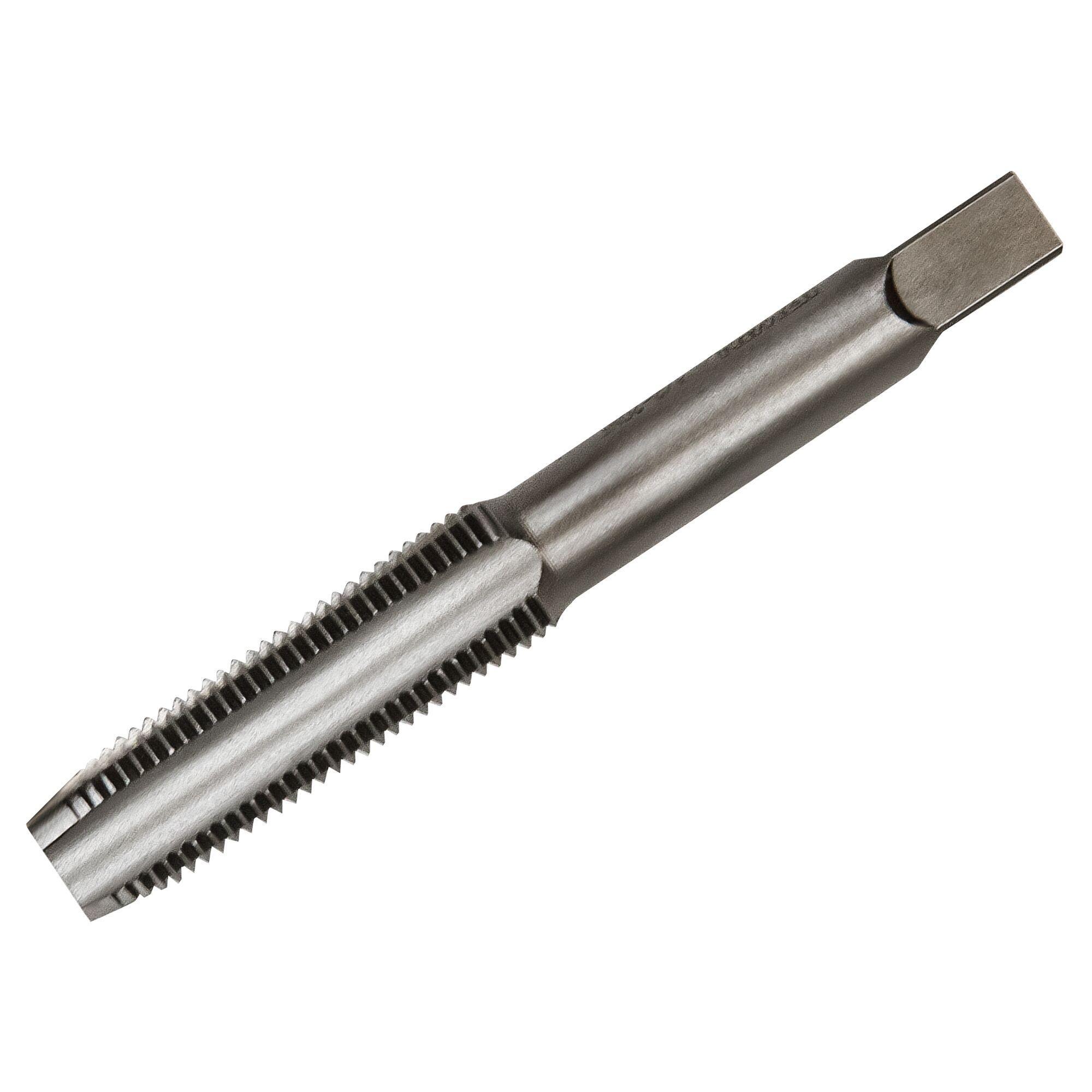 Irwin Hanson 1445 Fractional Straight Flute Tap, Right Hand Cutting, 1/2-20 Thread, H2 Thread Limit, Plug Chamfer, (4) Flutes, Uncoated, High Carbon Steel - Straight Flute Taps
