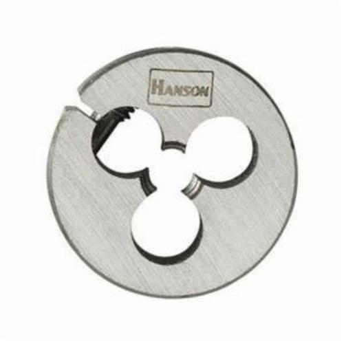 Irwin Hanson 7520 Adjustable Round Threading Die, 1/4-20 Thread UNC Thread, 1 in OD Die, High Carbon Steel - Round Dies