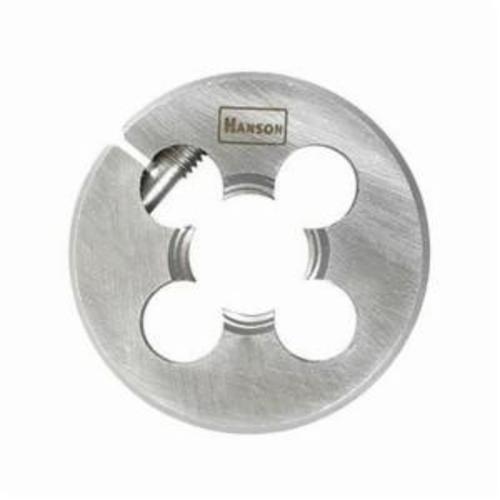 Irwin Hanson 7652 Adjustable Round Threading Die, 5/8-11 Thread UNC Thread, 1-1/2 in OD Die, High Carbon Steel - Round Dies