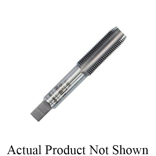 Irwin Hanson 1742ZR Straight Flute Tap, Right Hand Cutting, M12x1.25 Thread, Plug Chamfer, (4) Flutes, High Carbon Steel - Straight Flute Taps