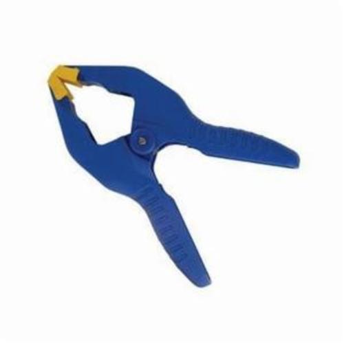Irwin Quick-Grip 58300 Spring Clamp, 3 in W Jaw, 3 in Clamping, 3 in Opening, 3 in D Throat, Resin - Spring Clamps
