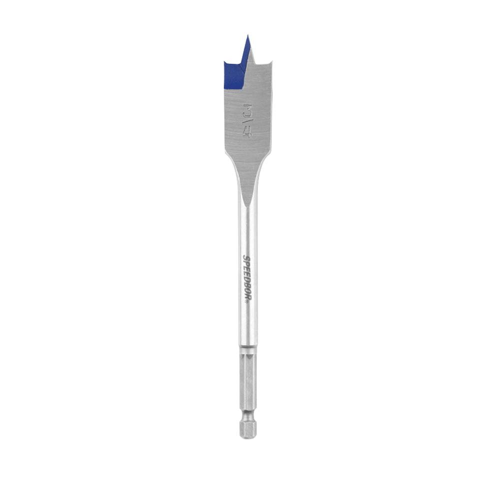 Irwin Speedbor 88812 2000 Standard Length Spade Bit, 3/4 in Dia, 6 in OAL, 5 in L Flute Flat Flute, 1/4 in Shank - Wood Drill Bits
