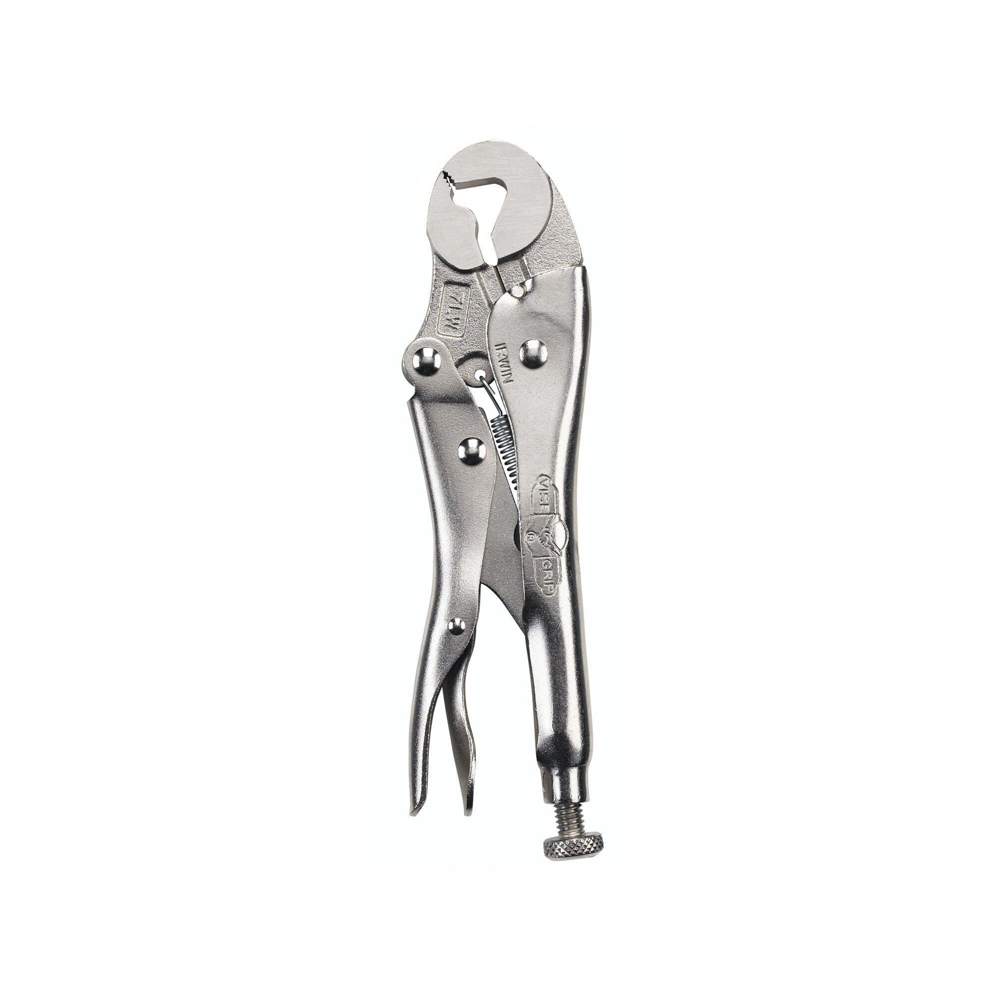 Irwin Vise-Grip The Original 4 7LW 1-Handed Lever Locking Wrench, 3/4 in, 1-3/16 in L x 3/8 in W x 1/2 in THK V-Shape Alloy Steel Jaw - Locking Pliers