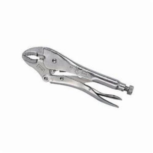 Irwin Vise-Grip 502L3 10WR 1-Handed Lever Locking Plier, 1-7/8 in Nominal, Screw Locking, 1-15/64 in L x 5/8 in W x 7/16 in THK Alloy Steel Curved Jaw, 10 in OAL - Locking Pliers