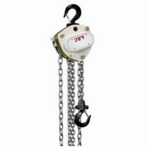 JET JT9-102100 L-100 Hand Chain Hoist, 1 ton Load, 10 ft H Lifting, 11-5/8 in Min Between Hooks, 64 lb Rated - Manual Chain Hoists