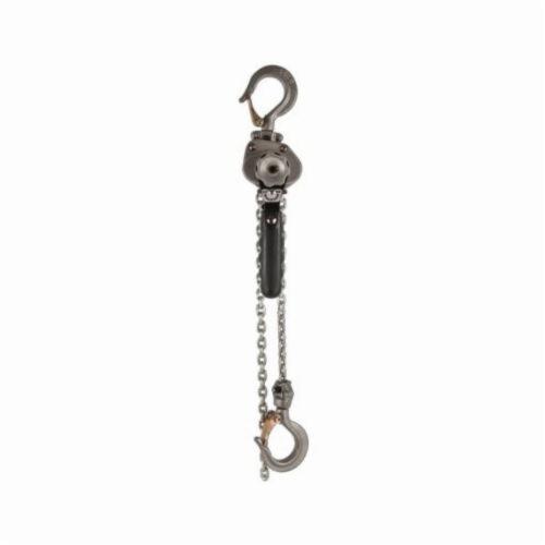 JET JT9-181215 JLH Lever Chain Hoist, 0.25 ton Load, 15 ft H Lifting, 45 lb Rated, 0.83 in Hook Opening - Lever Chain Hoists