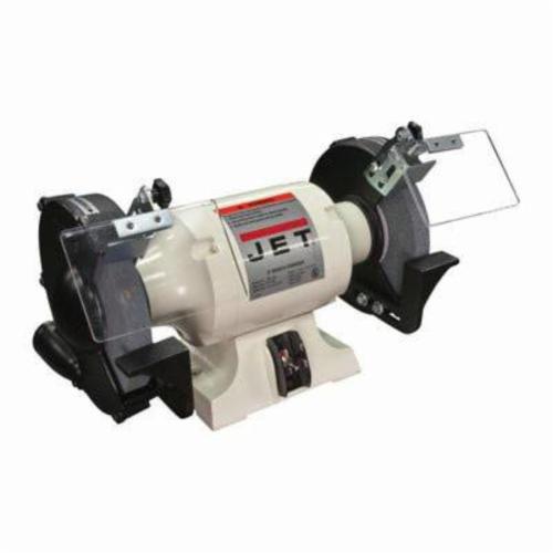 JET JT9-577101 Shop Bench Grinder, 6 in Dia 3/4 in W Wheel, 1/2 in Arbor/Shank, 3450 rpm Speed, 1 hp - Bench Grinders