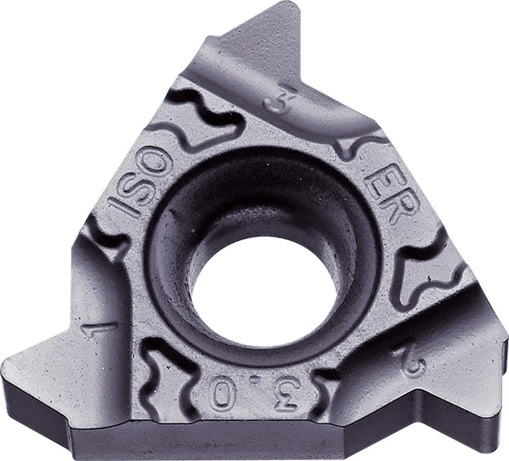 KYOCERA TJY18407 Laydown Full Profile Threading Insert, ANSI Code: 16ER125ISOTFPR1115, External Thread, ISO Thread, 1.25 mm Pitch, Right Hand Cutting, Manufacturers Grade: PR1115 - Threading Inserts
