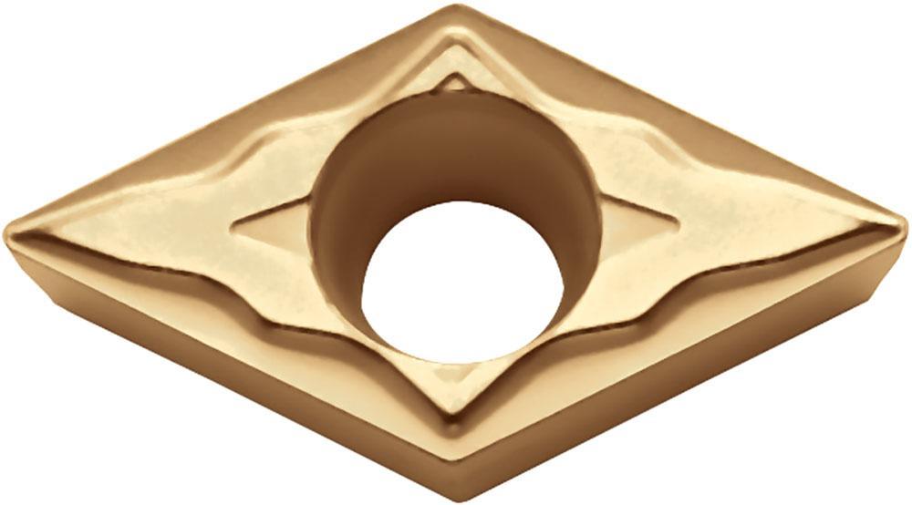 KYOCERA TAB01890 1-Sided Turning Insert, ANSI Code: DCMT3251XQ CA515, DCMT Insert, Material Grade: P, 3251 Insert, Rhombic Shape, 11 Seat, Positive Rake, Neutral Cutting, For Use On Steel, Carbide, Manufacturers Grade: CA515 - Turning Inserts