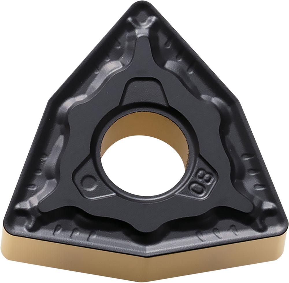 KYOCERA TMK00500 ISOI Insert, ANSI Code: WNMG432PMGCA125P, WNMG Insert, Material Grade: CA125P, 432PMG Insert, Trigon Shape, Negative Rake, Neutral Cutting, For Use On Light Interruption and Medium-Roughing in (P) Carbon/Alloy Steel, Carbide - Turning Inserts