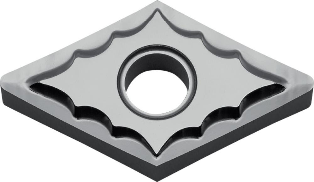 KYOCERA TWE04404 4-Cutting Edge Indexable Turning Insert With 2-Sided Chipbreaker, Hole, ANSI Code: DNGG431AHKW10, DNGG Insert, Material Grade: N, S, K, #431 Insert, Rhombic Shape, 15 Seat, Negative Rake, Neutral Cutting, Carbide - Turning Inserts