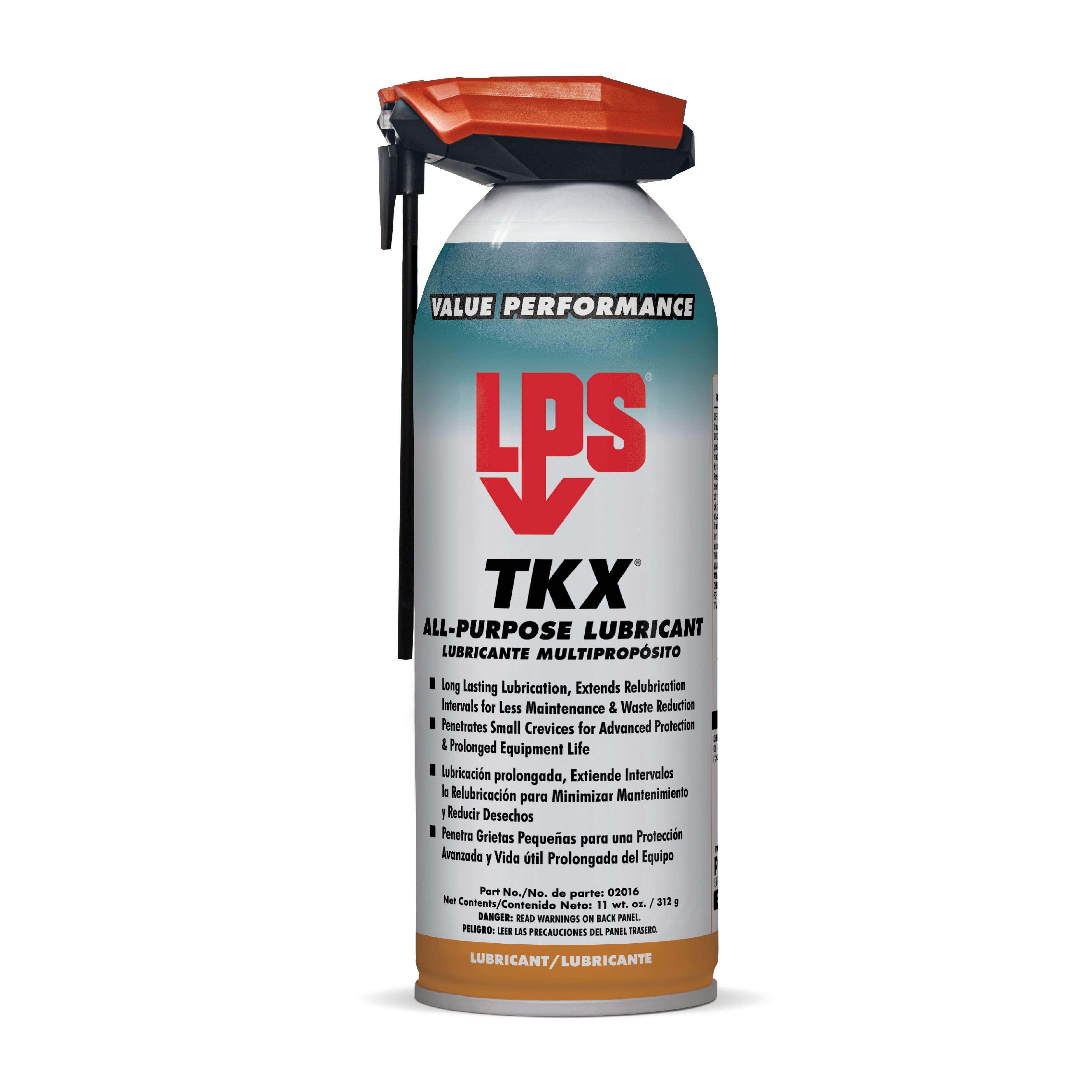 LPS TKX 02016 All Purpose Lubricant, 16 oz Aerosol Can, Liquid Form, Dark Green, 0.83 to 0.85 at 20 deg - General Purpose Lubricants