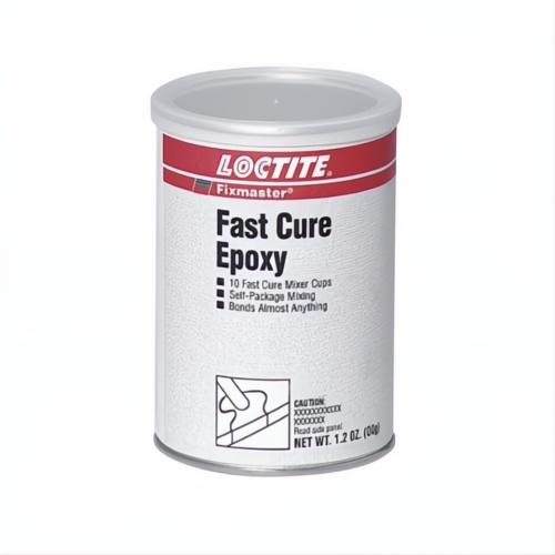 Loctite Fixmaster 209717 Fast Cure High Performance Epoxy Adhesive, 0.12 oz Mixer Cup, Gray, 12 hr Curing - Epoxy & Structural Adhesives