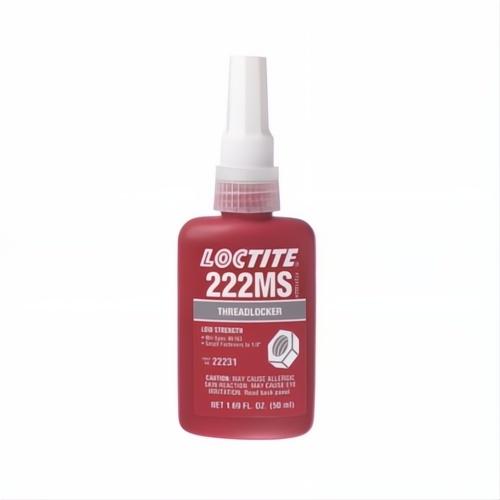 Loctite 135334 222MS Low Strength Threadlocker With Hand Tool, 50 mL Bottle, Liquid Form, Purple - Threadlockers
