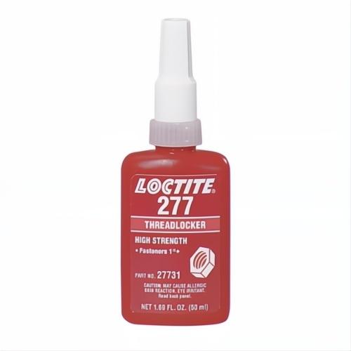 Loctite 88448 277 High Strength Large Bolt Medium Viscosity Threadlocker, 50 mL Bottle, Liquid Form, Red - Threadlockers