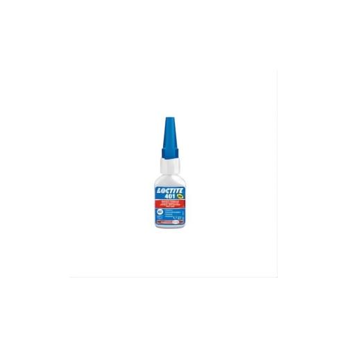 Loctite 135429 Prism 401 1-Part General Purpose Low Viscosity Instant Adhesive, 20 g Bottle, Clear, 24 hr Curing - Instant Adhesives