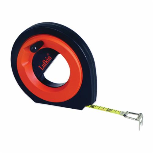 Crescent 50 Tape Measure, 50 ft L x 3/8 in W Blade, Steel Blade, 1/8ths Graduation - Measuring Tapes