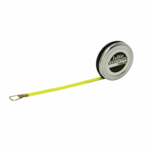 Crescent W606PD Executive Pocket Tape Measure, 6 ft L x 1/4 in W Blade, Steel Blade, 1/100ths Graduation - Measuring Tapes