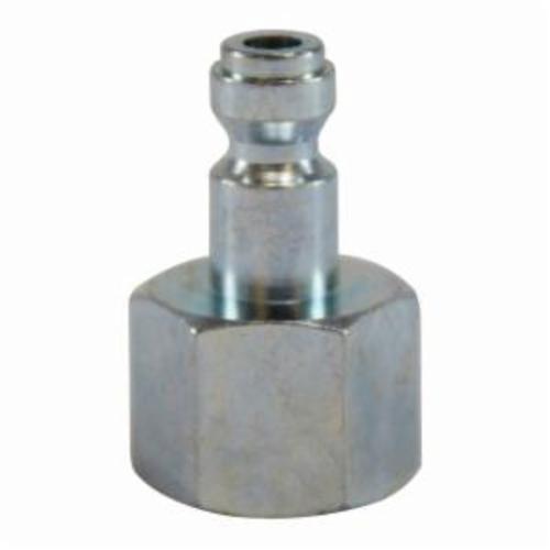 Midland Industries 28501 Tru-Flate Parker Interchange Plug, 1/4 in Nominal, FNPT Connection, 250 psi Pressure, Steel, Import - Pneumatic Quick Connect Fittings