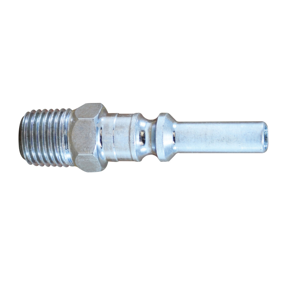 Midland Industries 28686 Lincoln Interchange Plug, 1/4 in Nominal, MIP, 250 psi Pressure, Steel, Import - Pneumatic Quick Connect Fittings