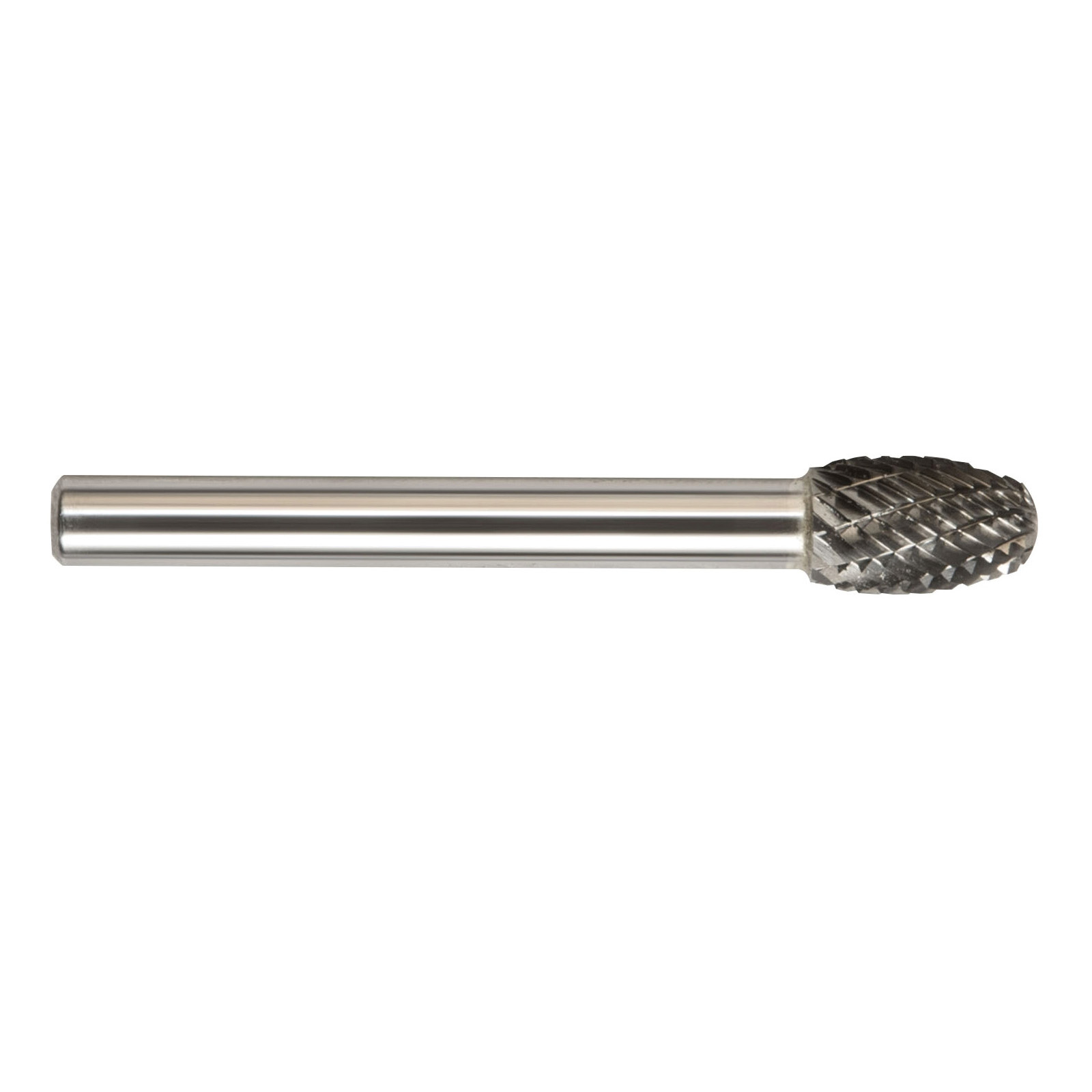 Magnum 7E116ADC 7000E Carbide Burr, Oval Head, 1/4 in Dia Head, 3/8 in L of Cut, Double Cut - Carbide Burrs