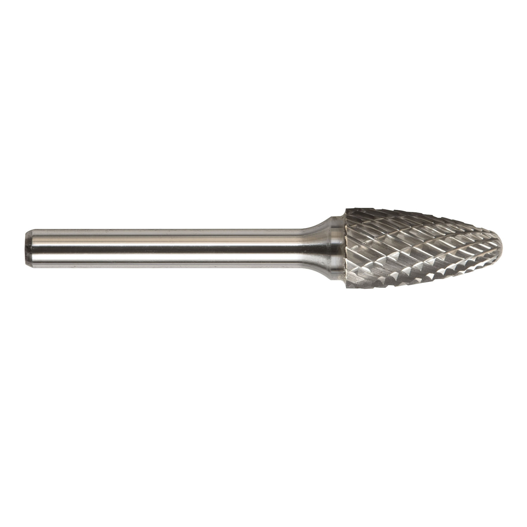 Magnum 7F132BDC 7000F Carbide Burr, Radius End, Tree Head, 1/2 in Dia Head, 1 in L of Cut, Double Cut - Carbide Burrs