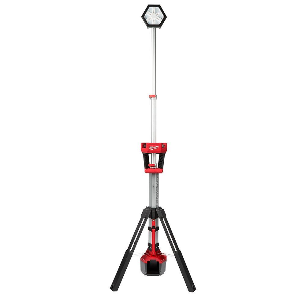 Milwaukee M18 2131-20 Dual Power Cordless Tower Light, 7-1/2 in L x 8 in W x 40-1/2 in H, 18 VDC, LED Lamp - Light Towers