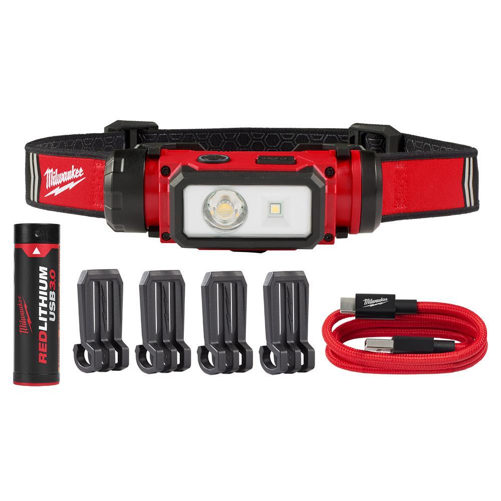 Milwaukee 2163-21 BOLT Headlamp Mount, For Use With Milwaukee Safety Helmets & Hard Hats - Hard Hat Lamps & Lamp Holders
