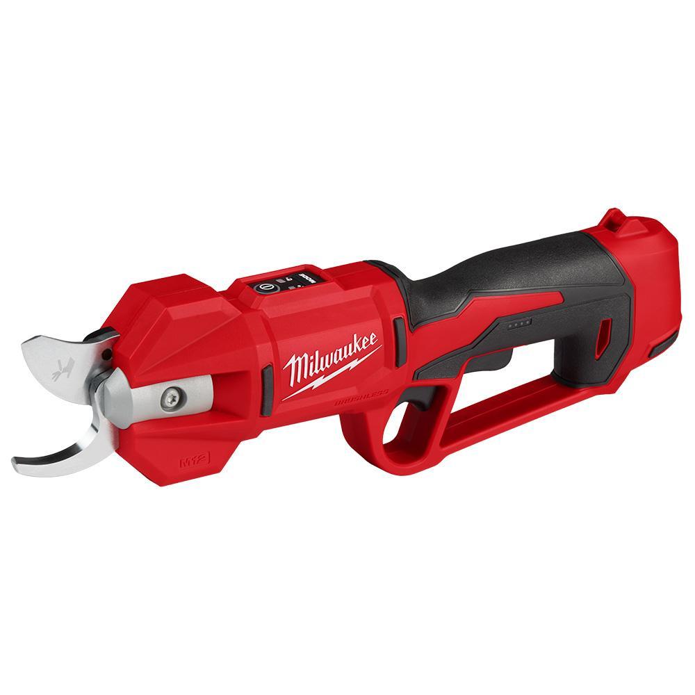 Milwaukee 2534-20 M12 Brushless Pruning Shears, 1.25 in Cutting, Li-Ion Battery - Cordless Shears