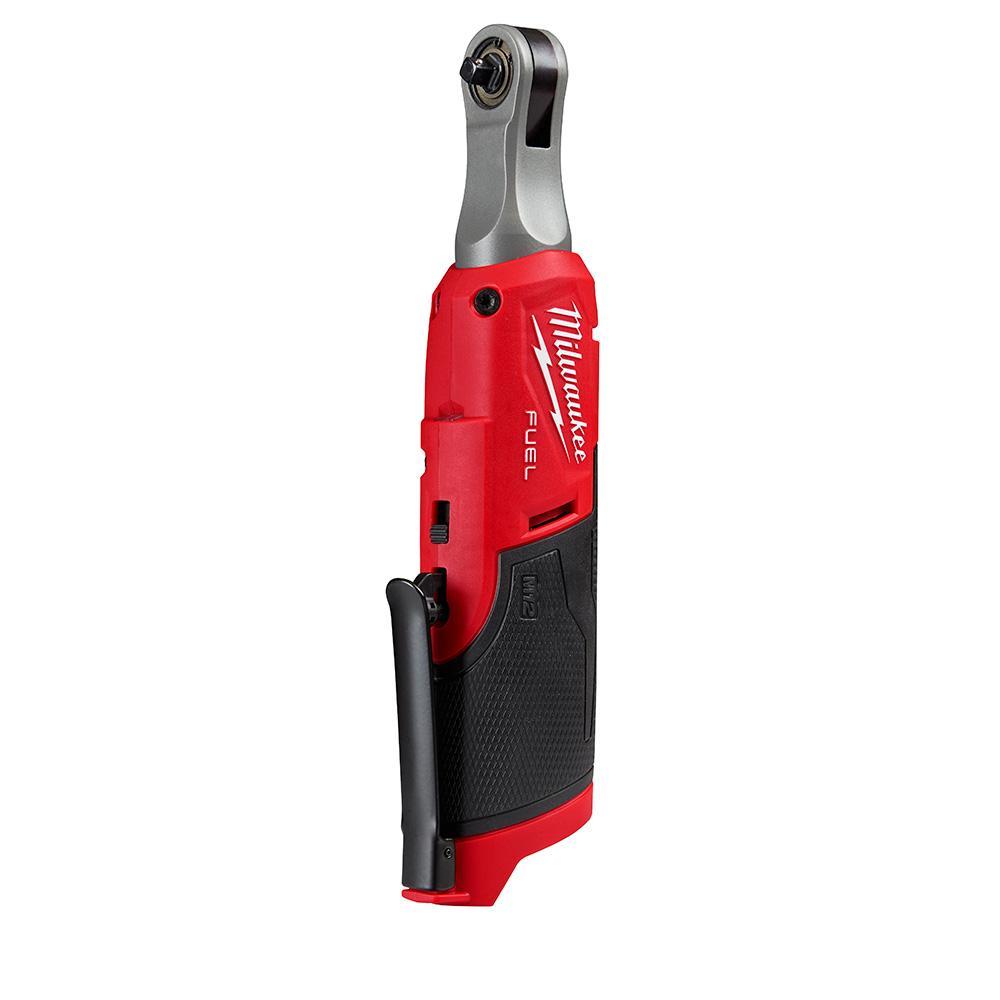 Milwaukee 2566-20 M12 FUEL High-Speed Cordless Ratchet, 1/4 in Drive, 0 to 35 ft-lb Torque, 0 to 450 rpm Speed, 10.7 in OAL - Cordless Ratchet Wrenches