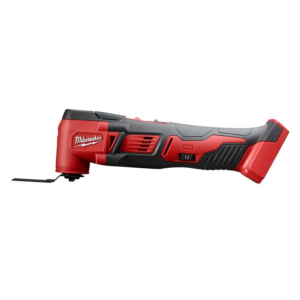 Milwaukee M18 2626-20 Cordless Oscillating Multi-Tool, 11000 to 18000 opm Speed, 18 VDC, Li-Ion Battery - Cordless Oscillating Tools