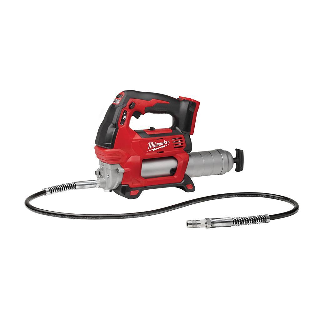 Milwaukee M18 2646-20 2-Speed Grease Gun, 14.5 oz Cartridge, 10000 psi Operating - Cordless Grease Guns