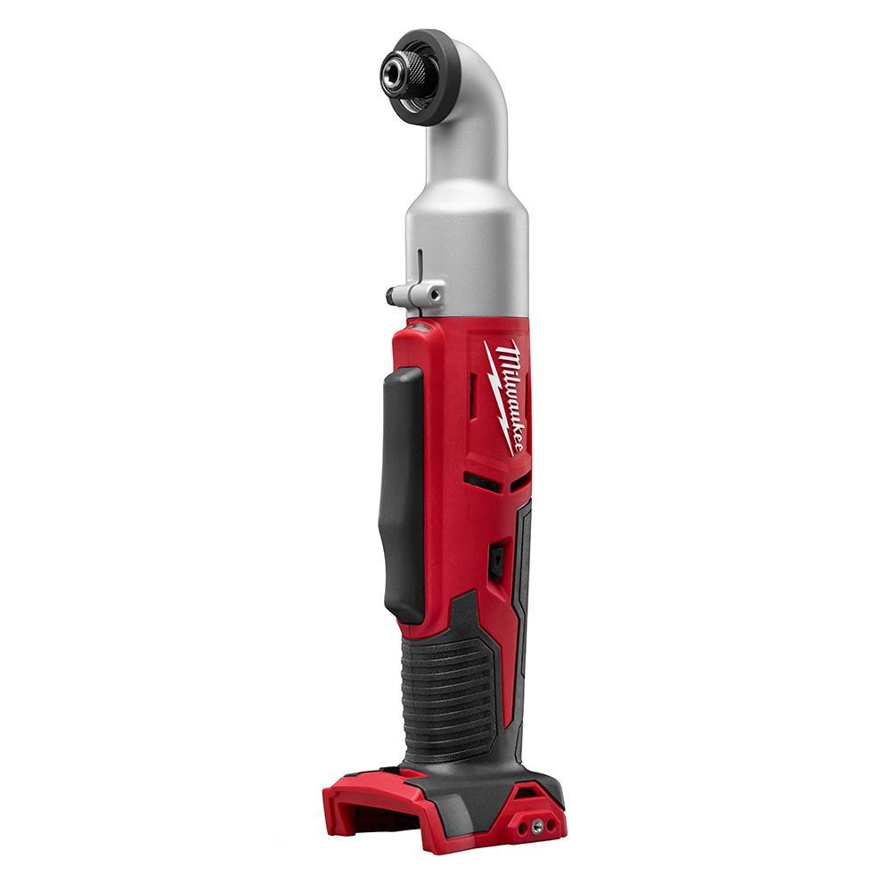 Milwaukee M18 2667-20 2-Speed Compact Right Angle Cordless Impact Driver, 1/4 in Hex/Right Angle Drive, 0 to 2400/0 to 3400 bpm, 675 in-lb Torque, 18 VAC, 12-1/8 in OAL - Cordless Impact Drivers