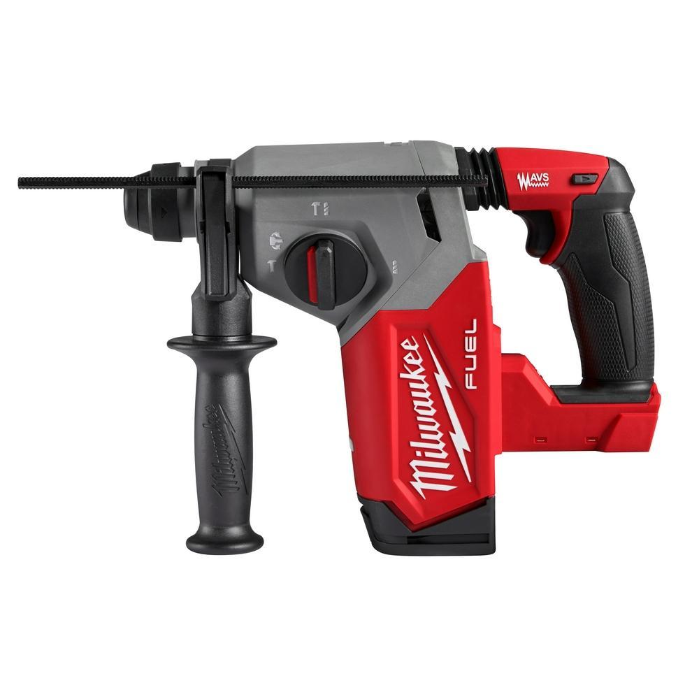 Milwaukee 2912-20 M18 FUEL 3-Mode Cordless Rotary Hammer, 1 in SDS Plus Chuck, 18 V, 0 to 1330 rpm No-Load - Cordless Rotary Hammers