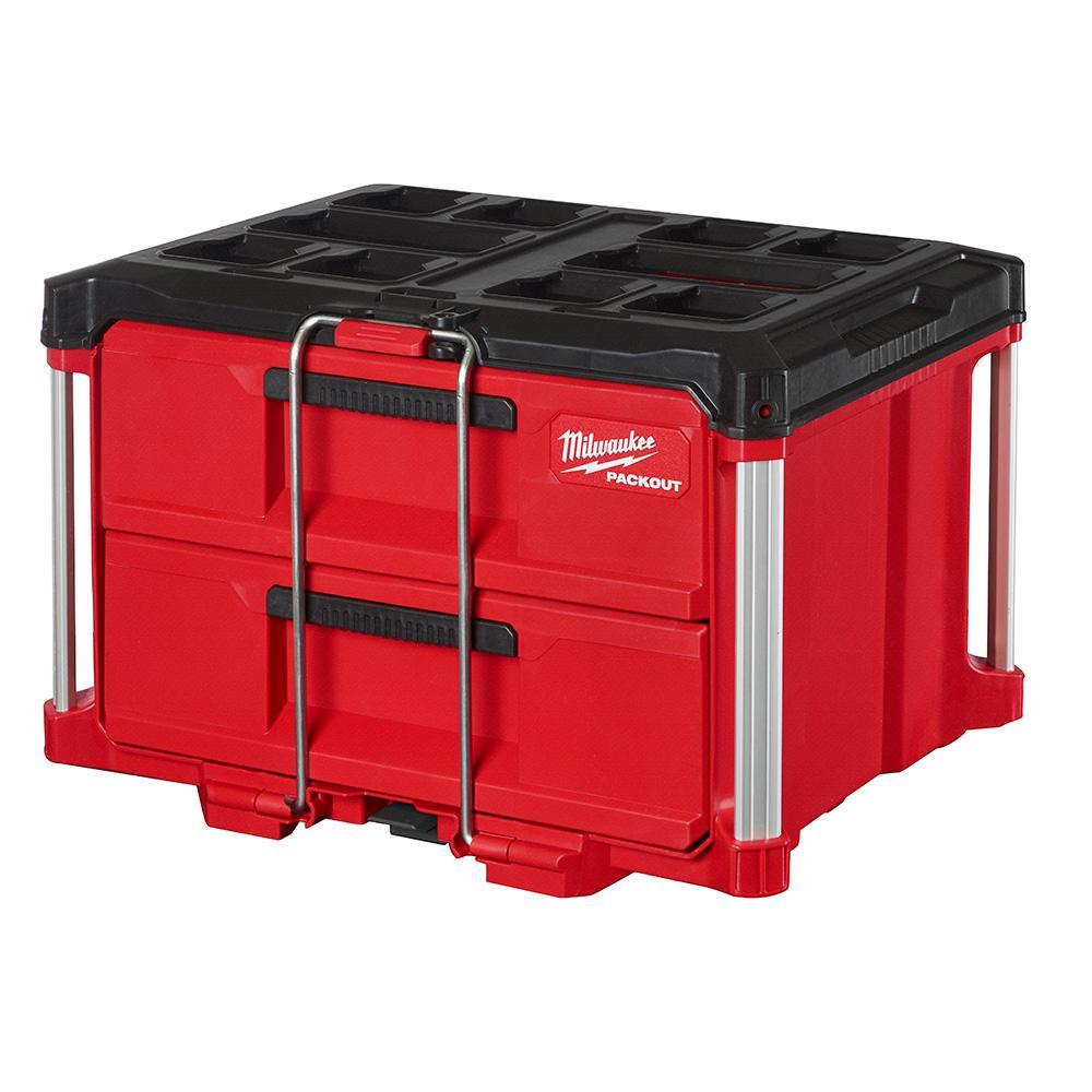 Milwaukee 48-22-8442 PACKOUT Drawer Tool Box, 14.3 in H x 22.2 in W x 16.3 in D - Tool Boxes & Cabinets