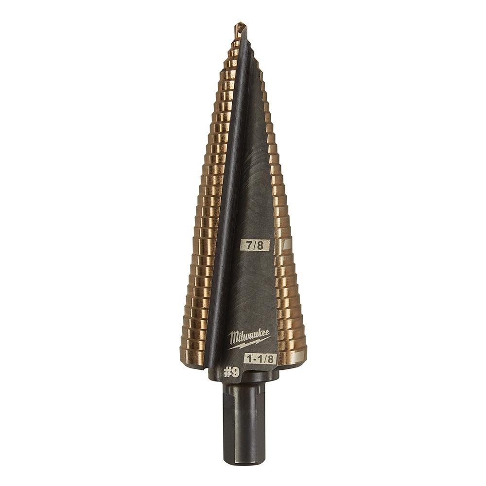 BIT DR STEP 7/8IN 1-1/8IN BI-MET 3/8IN 2 - Cutting Tools & Metalworking