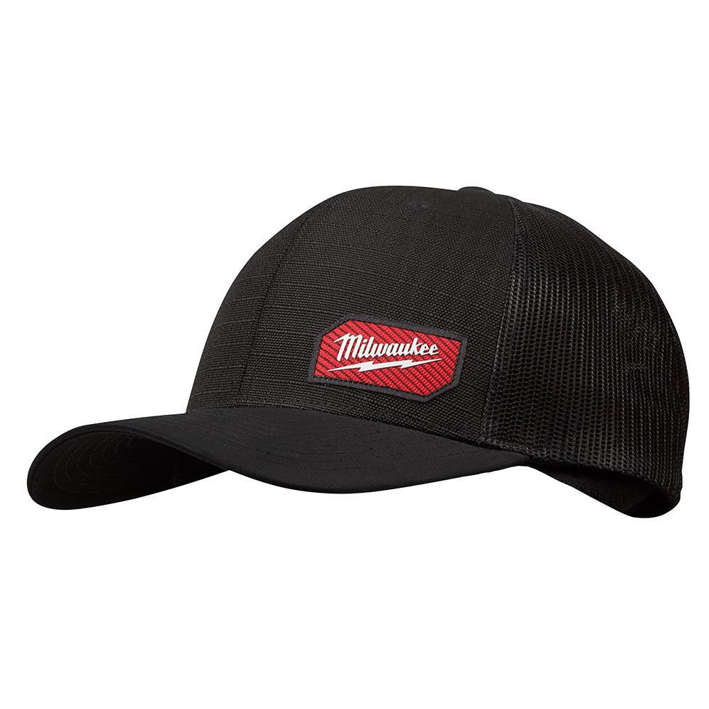 Milwaukee 505B Insulated Trucker Hat, One-Size, Black, Cotton/Nylon/Polyester - Hats & Bandanas