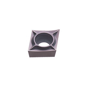 Mitsubishi Materials USA Corp 251281 Turning Insert, ANSI Code: CCGT21.50.2FJ VP10RT, CCGT Insert, 21.50.2 Insert, Rhombic Shape, Neutral Cutting, For Use On Stainless Steel, Cast Iron, Heat-Resistant Alloy and Titanium Alloy, Carbide - Turning Inserts