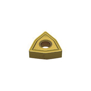 Mitsubishi Materials USA Corp 281210 Turning Insert, ANSI Code: WNMG432MS RT9010, WNMG Insert, 432 Insert, Trigon Shape, Neutral Cutting, For Use On Heat-Resistant Alloy and Titanium Alloy, Carbide, Manufacturers Grade: RT9010 - Turning Inserts