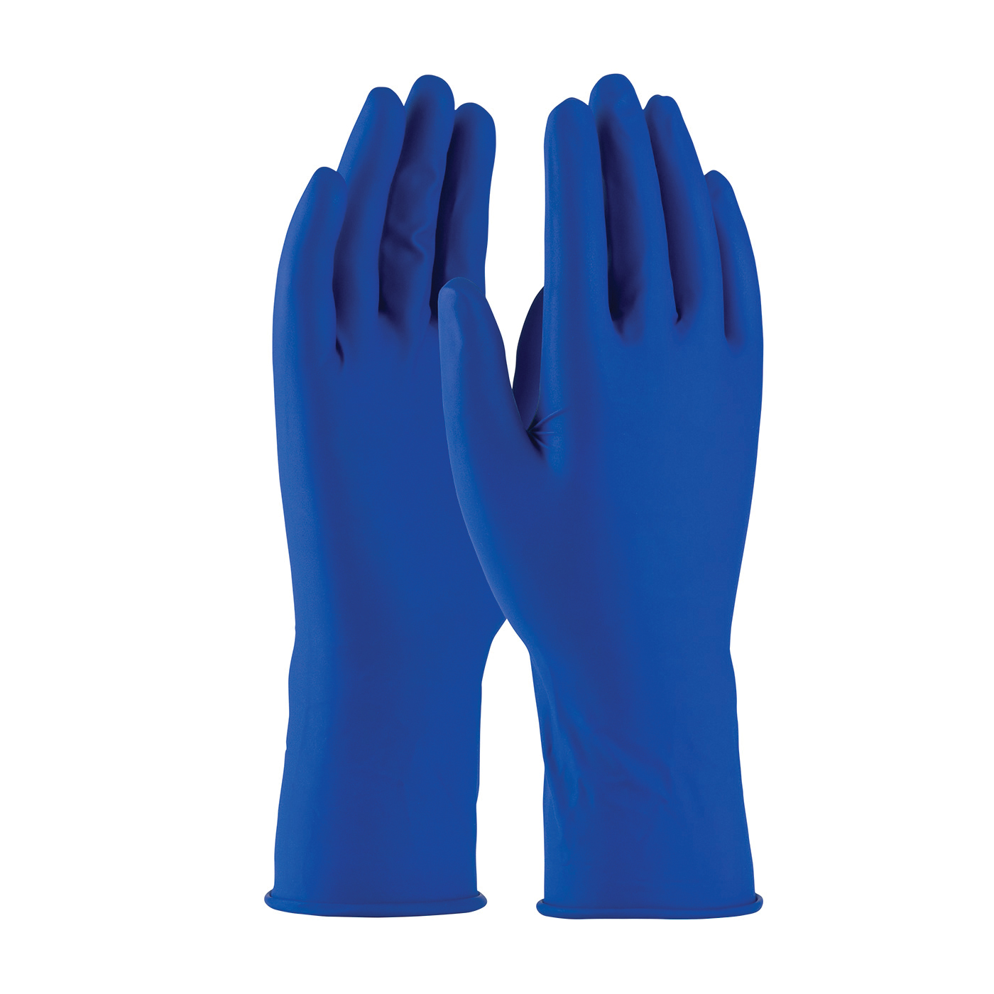 PIP 2550/XL Heavy Weight Disposable Gloves, XL, Latex, Blue, 11-3/4 in L, Non-Powdered, Textured, 14 mil THK, Application Type: Exam/Medical Grade, Ambidextrous Hand - Disposable & Clean Room Gloves