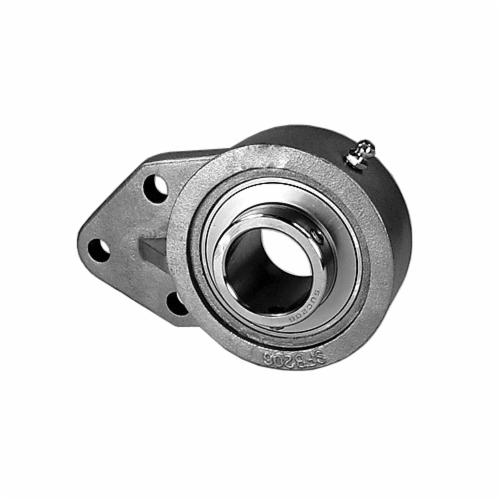 IPTCI Bearings SUCSFB205-16 SUCSFB 200 Normal Duty Ball Bearing Unit, 1 in Dia Bore, 1.63 in/0.66 in L Bolt Center-to-Center, 3-Bolt Bracket/Solid Base Flange Mount, 2-3/4 in OAL/Dia - Flange Mount Ball Bearing Units