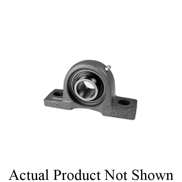 IPTCI Bearings UCP204-12 UCP200 Normal Duty Pillow Block Ball Bearing Unit, 3/4 in Dia Bore, 3-3/4 in L Bolt Center-to-Center, 1.312 in Base to Bore Centerline, 5 in OAL x 2.56 in OAH - Pillow Block Ball Bearing Units