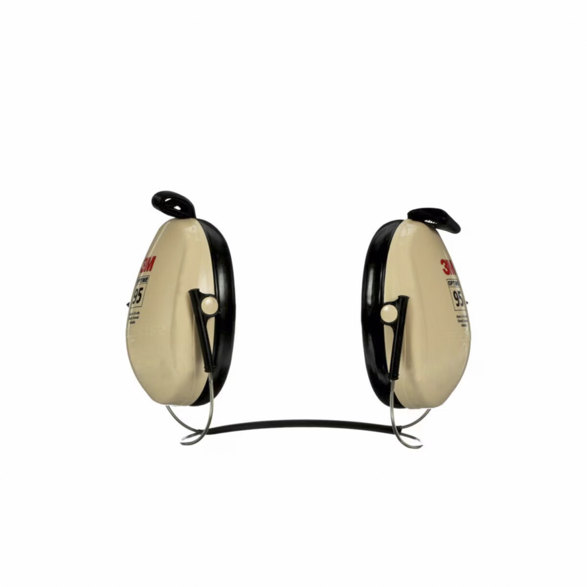 Peltor 7000009666 Optime Noise Reduction Earmuff, 21 dB Noise Reduction, Black/Beige, Over The Head Band Position, ANSI S3.19-1974, CSA Class B - Ear Muffs
