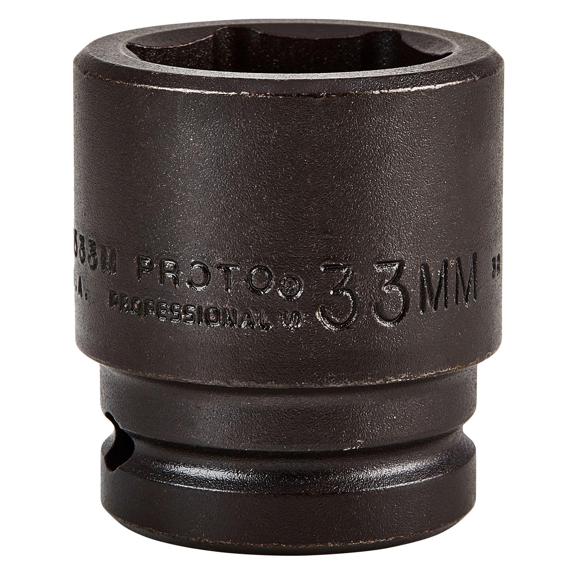 Proto TorquePlus J07533M Standard Length Socket, Metric, 3/4 in Square Drive, 33 mm - Sockets