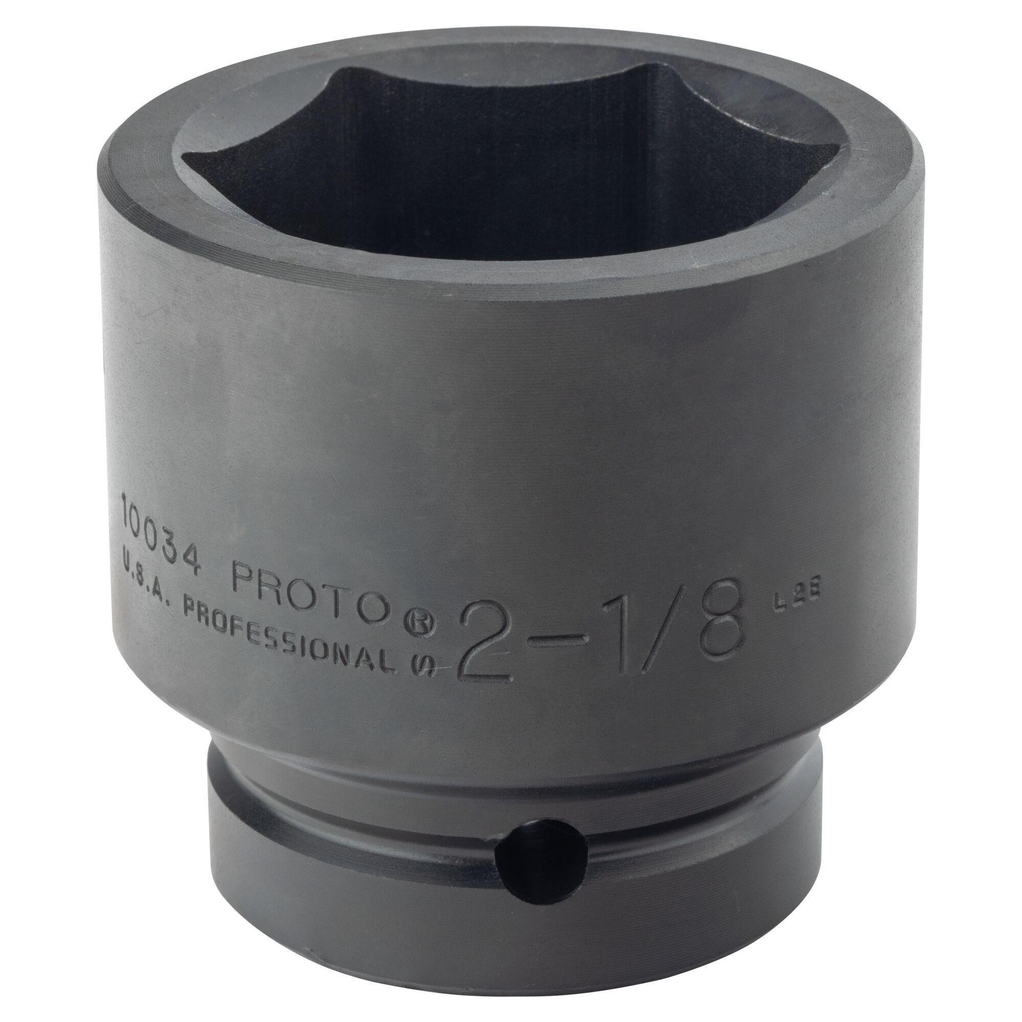 Proto TorquePlus J10034 Standard Length Socket, Imperial, 1 in Square Drive, 2-1/8 in - Sockets
