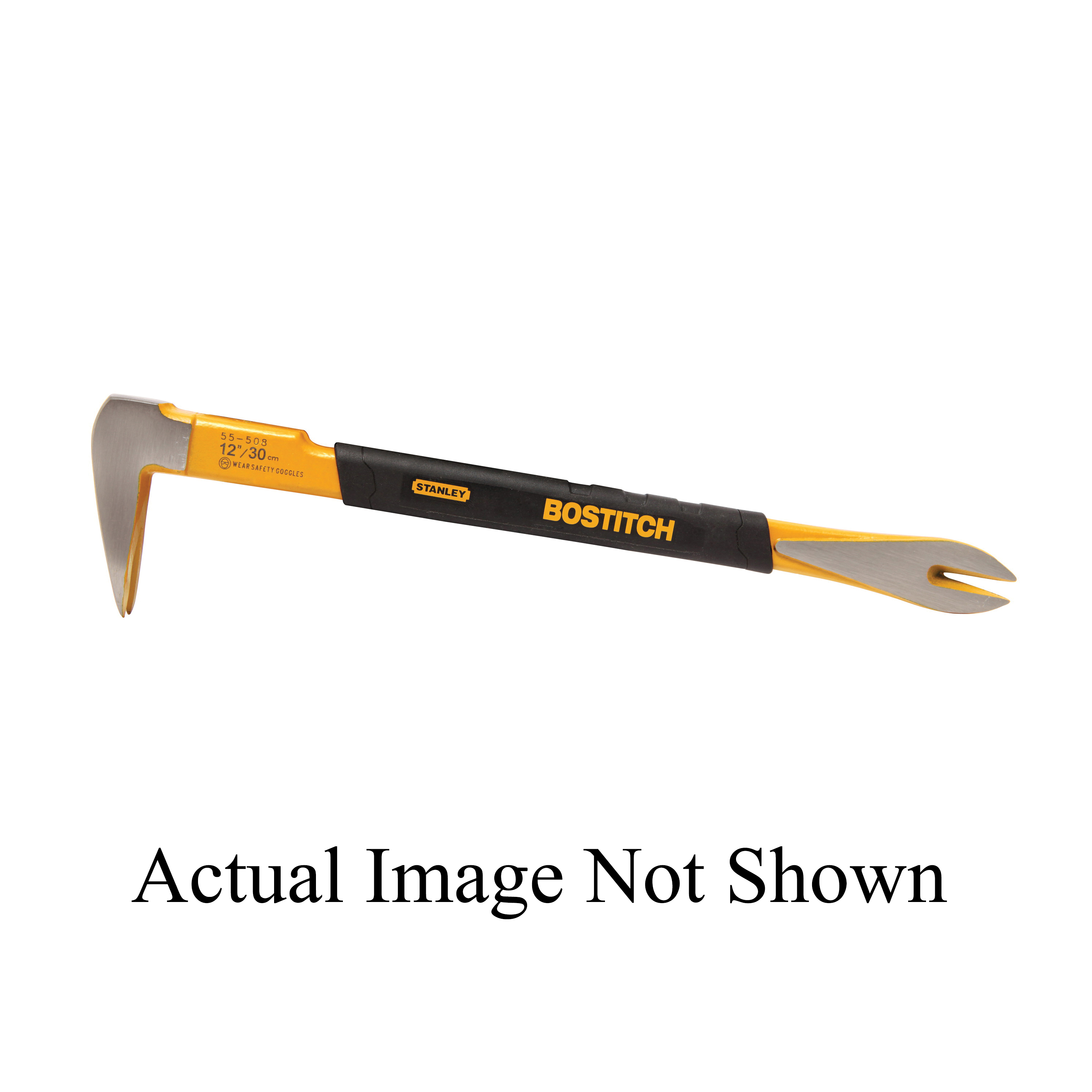 Proto J2120 Aligning Pry Bar, Straight Chisel/Tapered Point Tip, 18 in OAL, Forged High Carbon Steel - Nail Pullers, Wrecking & Pry Bars